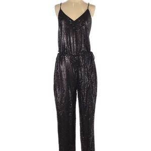 Free People black sequin jumpsuit